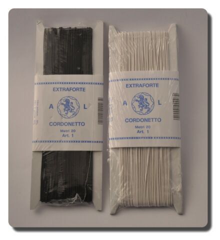 Elastico piatto da 20 metri 6 mm per cucito fai-da-te bianco