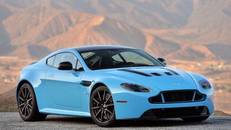 2017 Aston Martin V12 Vantage S (in bright blue) | Aston martin v12