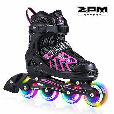 Advertisement Ebay 2pm Sports Brice Pink Adjustable Illuminating Inline Skates With Full Light U Patinaje En Línea Zapatos Para Niñas Patines Para Niños