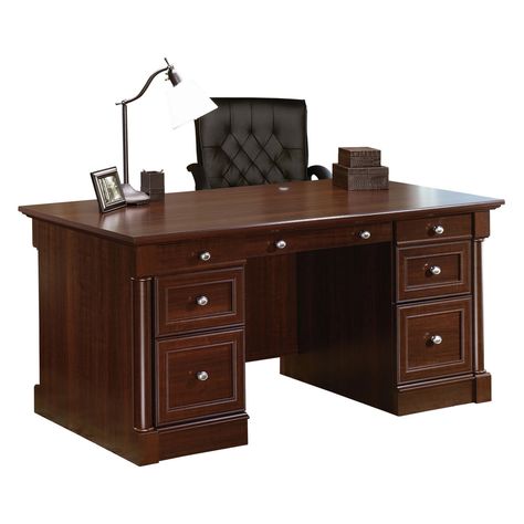 Sauder Palladia Executive Desk Select Cherry Commercial Sauder Palladia Executive Desk Select