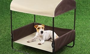 Portable Pet Bed With Canopy For Shade Dog Outdoor Dog Canopy Bed Outdoor Pet, Outdoor Pet Bed With Canopy