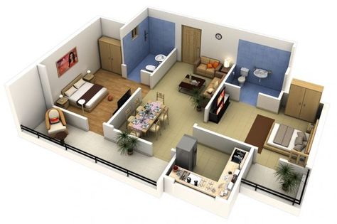 25 One Bedroom House Apartment Plans Insulation, Bedrooms and - creation de maison 3d gratuit 25 One Bedroom House Apartment Plans Insulation, Bedrooms and - creation de maison 3d gratuit