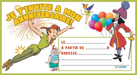 Invitation Anniversaire Peter Pan 123 Cartes Invitation Anniversaire Anniversaire Image Anniversaire Invitation Anniversaire Peter Pan 123 Cartes Invitation Anniversaire Anniversaire Image Anniversaire