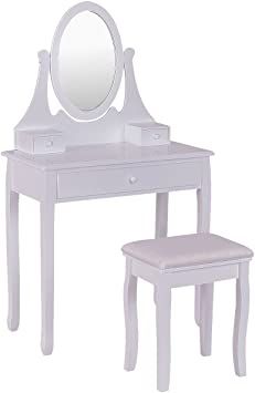 Ayamastro White 53 9 Quot Mdf Vanity Wooden Makeup Dressing Table Mdf Vanity Wooden Makeup Dressing Table