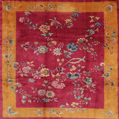 Bloomsbury Market Papaleo Traditional Orange Pink Blue Area Rug Wayfair Pink Area Rug Colorful Rugs Blue Area Rugs