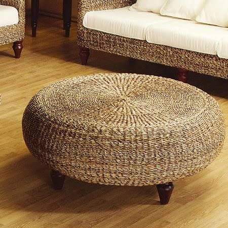 Round Rattan Ottoman Coffee Table Google Search Leather Wicker Design Round Rattan Ottoman Coffee Table, Round Rattan Ottoman Table
