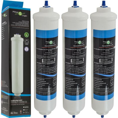 3x FilterLogic FFL-191X Samsung HAFEX//EXP DA29-10105J kompatibler Wasserfilter