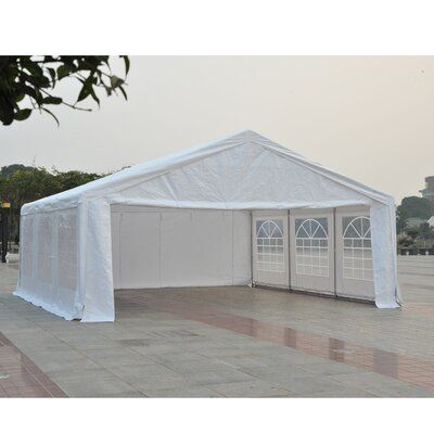 40 Ft. D Steel Party Tent | Wayfair Ft. D Steel Pop Up Party Tent Canopy