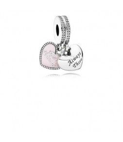 Pandora Charm Farfalle Rosa Smalto Rosa Pandora Smalto Rosa Chiaro