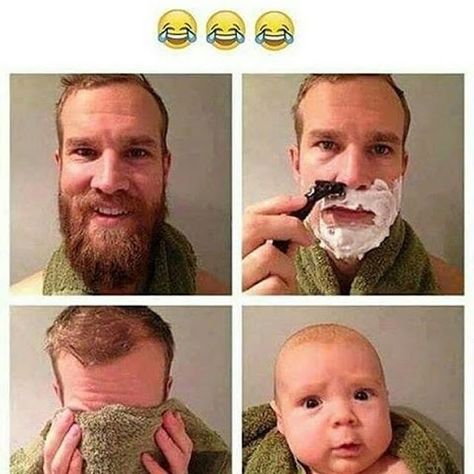 Avoir Images Ca Nous Rajeuni Un Homme Sans Barbe Mec Truc Marrant actualisé par