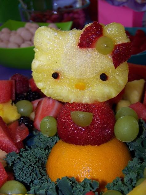 JW 2014 Atlanta Int. Convention Fruit Display Food art for kids, Fruit and veget