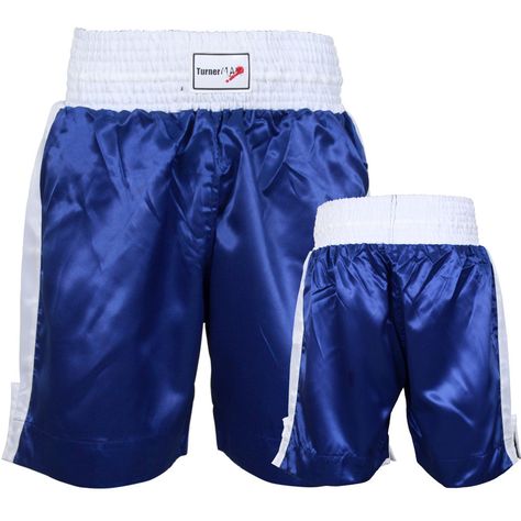TurnerMAX Muay Thai Boxing Shorts Kickboxing Trunks Martial Arts Black Shorts