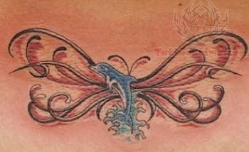 Lower Back Dolphin Tatoos Lower Back Dolphin Tatoos