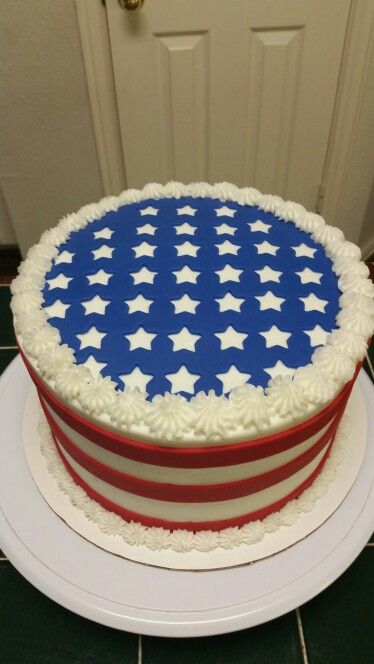 Amy's Crazy Cakes - USA Flag (red, white and blue) Cake | Crazy cakes, Cupcake cakes, Graduation cakes