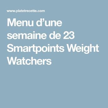 Diät-Menü Menu Weight Watchers Diät-Menü Menu Weight Watchers
