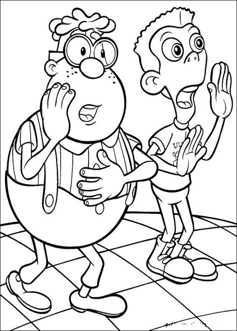 17 Jimmy Neutron Coloring Pages ideas jimmy neutron coloring pages