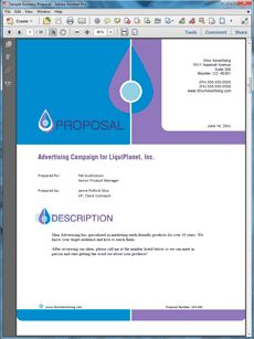 campaign proposal template