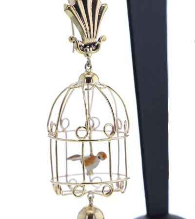 Volière Cage à Oiseaux 157 Cm En Métal Canaries Peruches Perroquets