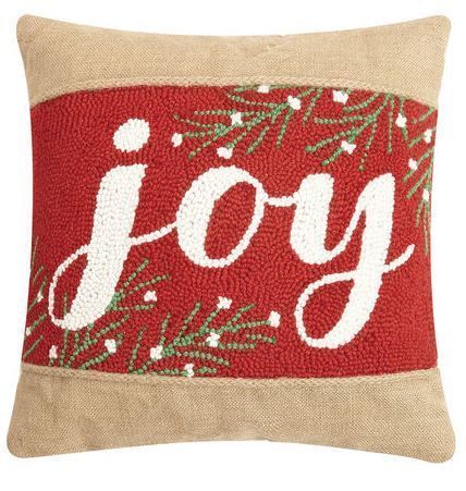 Joy Burlap Pillow Burlap Pillows Wool Throw Pillows Burlap