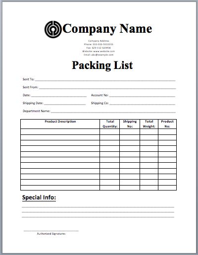 Packing List Template Templates Pinterest Packing list - packing slips for shipping Packing List Template Templates Pinterest Packing list - packing slips for shipping