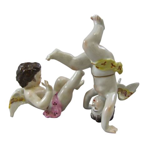 Dresden German Porcelain Aerobatic Tumbling Angels Cherubs - küche gebraucht dresden Dresden German Porcelain Aerobatic Tumbling Angels Cherubs - küche gebraucht dresden