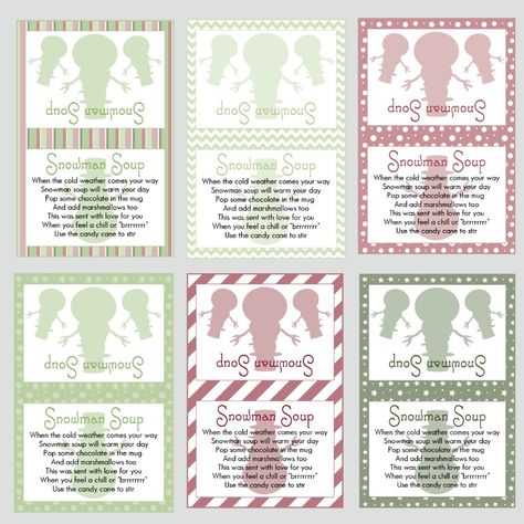 Snowman Soup and free printable labels | Snowman soup, Christmas projects for kids, Teacher ...
