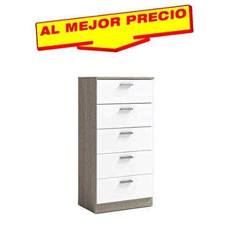 Pl/ástico 4 Cajones Tontarelli Arianna Cajonera Cuadrada Beis
