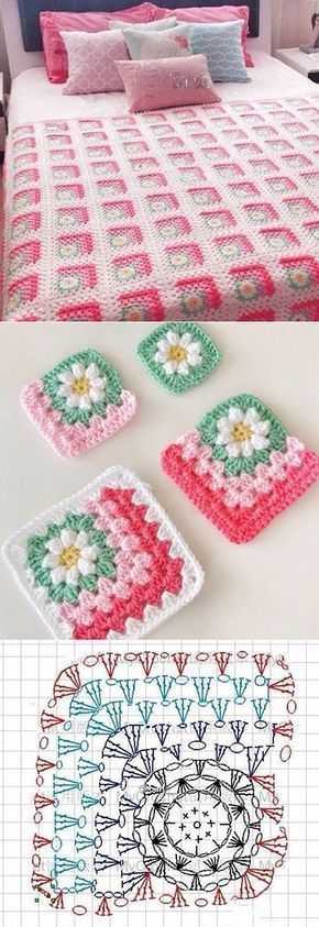 Colcha de ganchillo | Colcha de ganchillo, Ganchillo Ganxet Vànoves, afgans Little Dotsc rochet Blanket