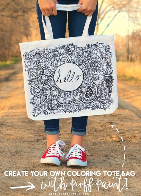 New Medium Handmade Decorated Donuts Treats Denim Tote Bag