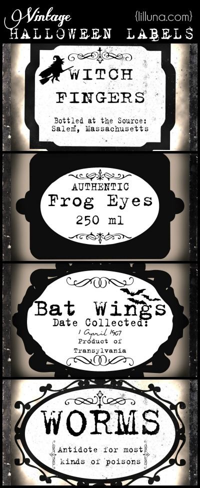200 best Halloween Potion labels images on Pinterest | Pharmacy, Halloween decorations and ...