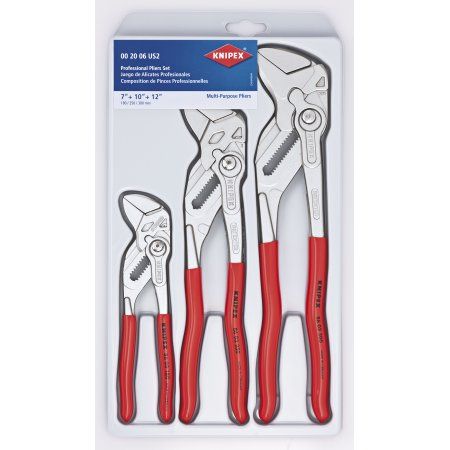 Sponsored Link Maxpower Water Pump Pliers Set Plumbing Pliers 3 Pieces Kitbag Set 7 10 16 In 2020 Pumps Plumbing Electrical Tools