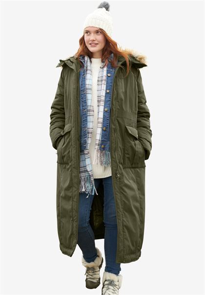 Long Arctic Parka Plus Size Puffer Amp Down Jackets Woman Within Outfits Fashion Long Arctic Parka Plus Size Puffer, Extra Long Ladies Winter Coats