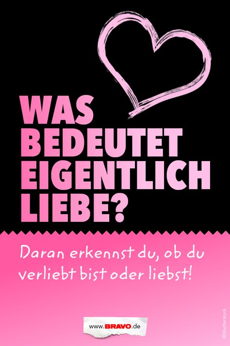 Unterschied flirten verliebt