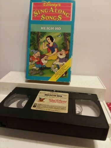 Disney S Sing Along Songs Heigh Ho Vhs Us Polybull Com In 2021 Sing Along Songs Singing Songs