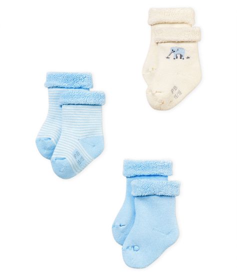 Lot de 2 B/éb/é Fille Petit Bateau Chaussettes