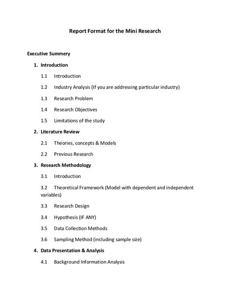 report format for the mini research marketing templates free - marketing report sample report format for the mini research marketing templates free - marketing report sample