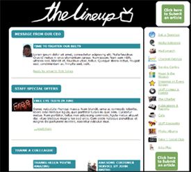 example of a newsletter