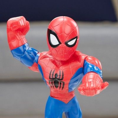 Playskool Heros Mega Mighties SPIDERMAN Posable Action Figure Super Adventures!