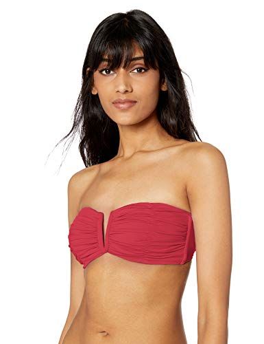 Seafolly Ruched Bandeau Parte de Arriba de Bikini para Mujer