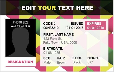 employee photo id badges