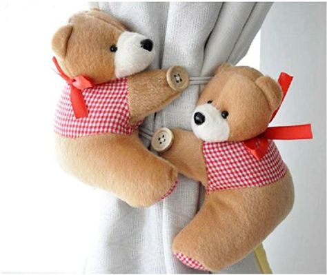 Kid Toddler Child Infant Nursery Plush Teddy Bear Pair of Pillowcases