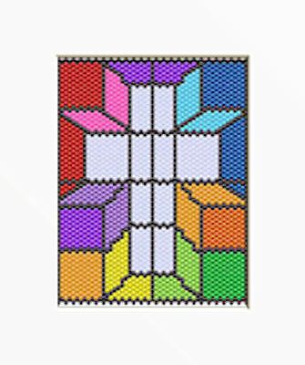 MADONNA AND JESUS STAIN GLASS BEADED BANNER PDF PATTERN ONLY MADONNA AND JESUS STAIN GLASS BEADED BANNER PDF PATTERN ONLY