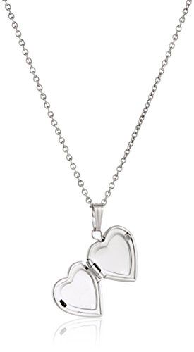 Sterling Silver Youth Heart 15 Necklace for Women
