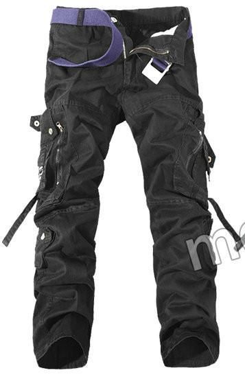 OCHENTA Femme Pantalon De Travail Casual Combat Cargo Plusieurs Poches
