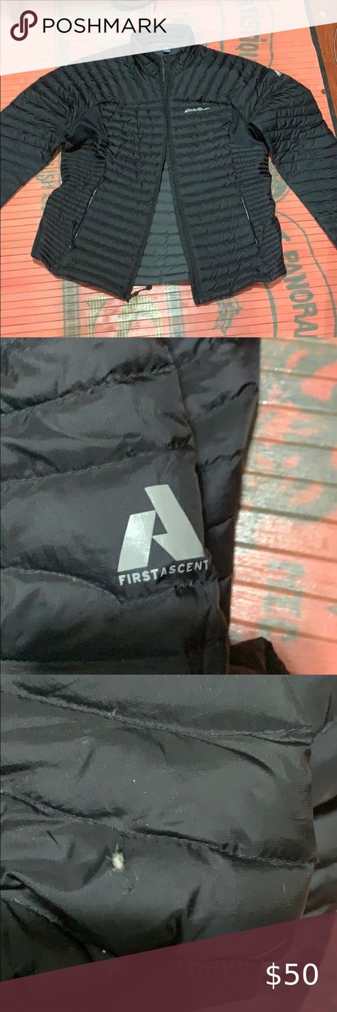 Eddie Bauer First Ascent Down Jacket Size Large Down Jacket Eddie Bauer Jacket Eddie Bauer