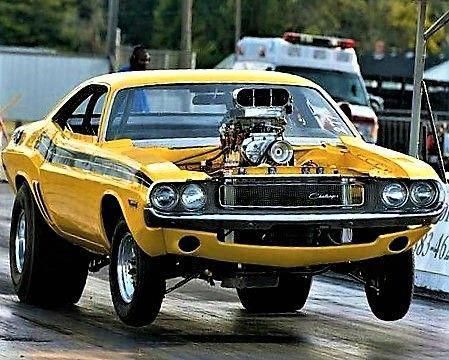 1970 Dodge Challenger Rt Mopar Muscle Car Blown Wheel Stand