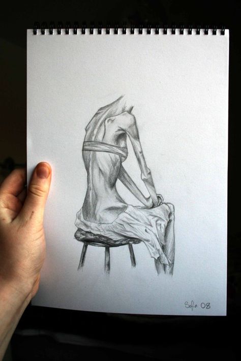 Anorexia and bulimia drawings