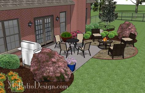 155 Sq Ft Diy Stone Circle Patio Addition Design Outdoor Decor 155 Sq Ft Diy Stone Circle Patio, How To Plan A Patio Layout