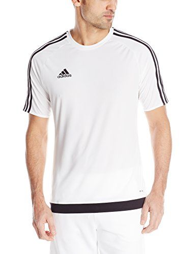 adidas Men's Estro 15 Soccer Jersey, White/Black, Small a... https ... adidas Men's Estro 15 Soccer Jersey, White/Black, Small a... https ...