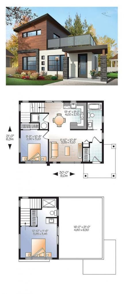 12x40 House Plan With 3d Elevation Smart House Plans Model House Plan Narrow House Plans